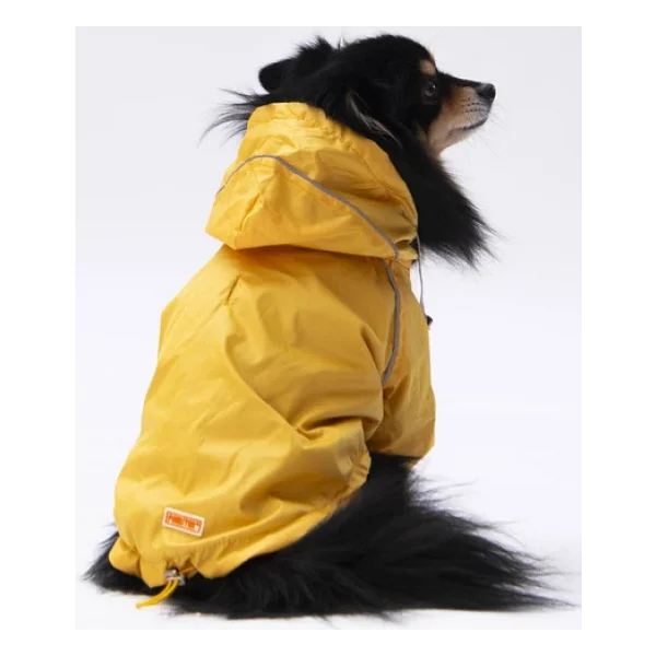 Pawstar Pluvia İçi Polar Küçük Irk Köpek Yağmurluğu Sarı - Görsel 3