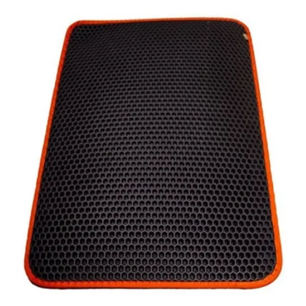 Cattie Altigen Model Kum Toplayici Fonksiyonel Kedi Paspasi Turuncu 37x50cm - Görsel 2