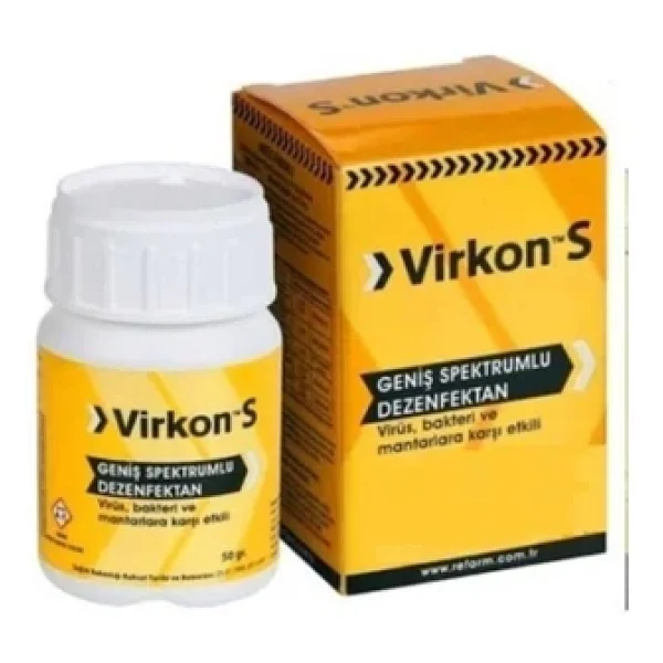 Virkon S Geniş Spektrumlu 50 Gr Dezenfektan - Görsel 9