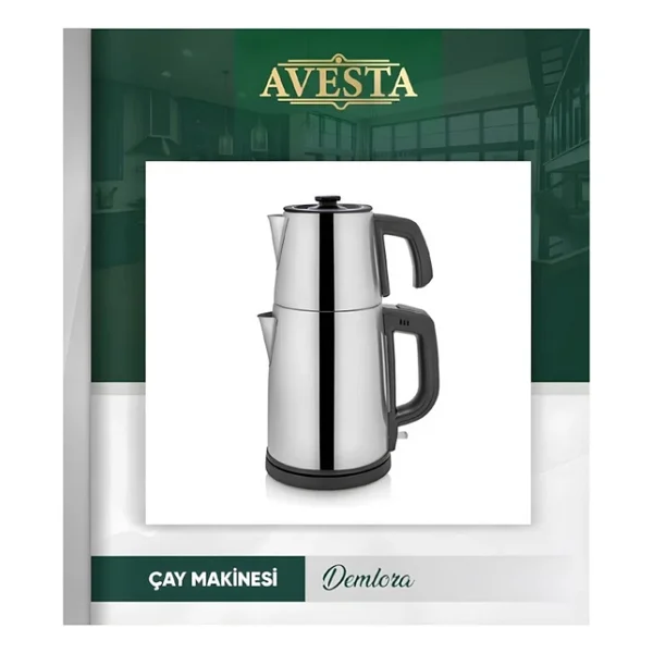 Avesta Metallic 2200 W Çelik Çay Makinesi - Görsel 2
