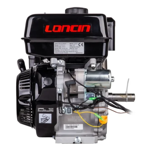 Loncin G270fd-O 9 Hp Marşlı Benzinli Makine Motoru - Görsel 5