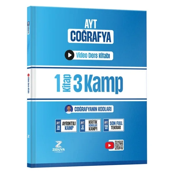 Zeduva Yayınları Ayt Coğrafyanın Kodları Coğrafya 1 Kitap 3 Kamp Soru Bankası - Görsel 4