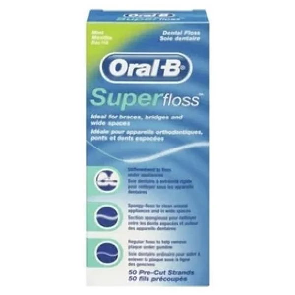 Oral-B Super Floss 50'li Diş İpi