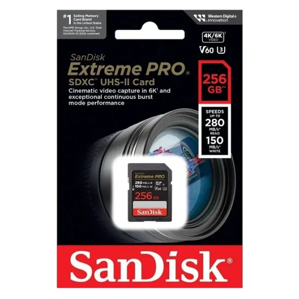 Sandisk Extreme Pro Sdsdxep-256g-Gn4ın Uhs-Iı U3 V60 256 GB Hafıza Kartı - Görsel 4