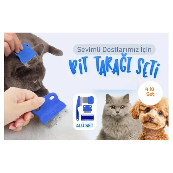 Süslüpati Bit Tarağı Seti 4 Parça - Görsel 4