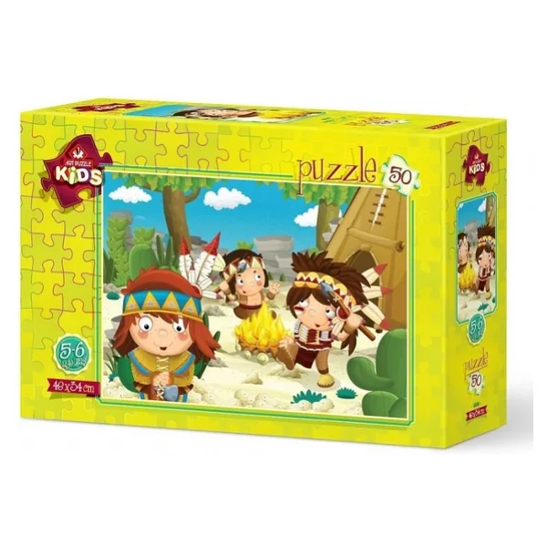 Art Puzzle Kızılderili Minikler 50 Parça 5598 - Görsel 2