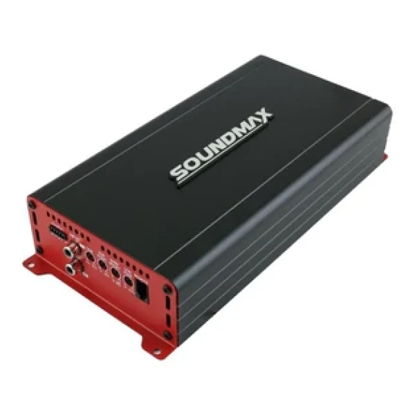 Soundmax Sx-Lm1200.1 Mono Amfi Siyah Bas Amfisi 1ohm 1200rms- 2 Ohm 880rms-4ohm 600rms-Bas Kontrollü - Görsel 6