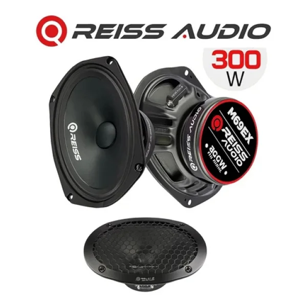 Reiss Audio Rs-M69ex 300 W 16x24 Cm Midrange Oto Hoparlör - Görsel 3