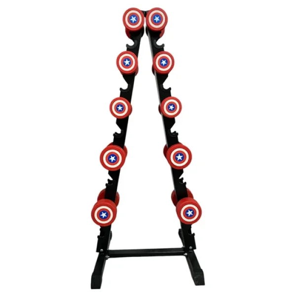 Dambıl Standı 10 Kademeli Set Dambıl Rack Stand Sehpas (Ağırlıksız) - Görsel 7
