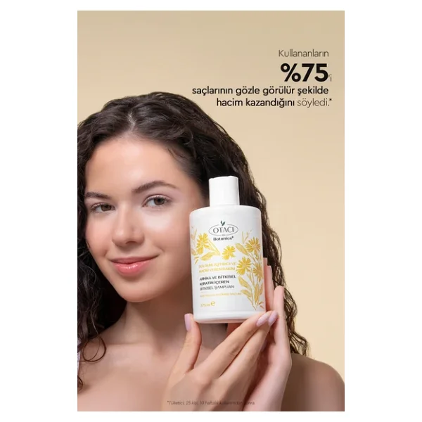 Otacı Botanics+ Arnika Ve Bitkisel Keratin İçeren 375 Ml Dolgunluk Ve Hacim Veren Şampuan - Görsel 6
