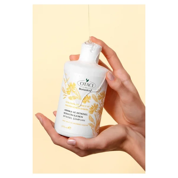 Otacı Botanics+ Arnika Ve Bitkisel Keratin İçeren 375 Ml Dolgunluk Ve Hacim Veren Şampuan - Görsel 8