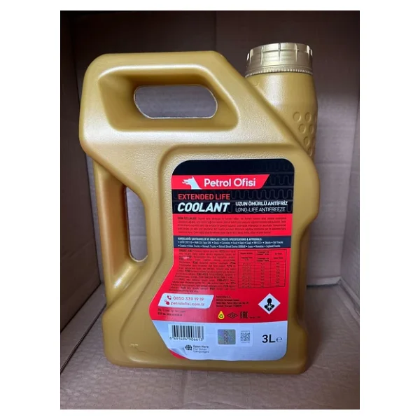 Petrol Ofisi Coolant Kırmızı Antifriz 3 L 2025 Ağustos - Görsel 4