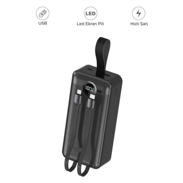 Torima Trm-1035 30000 mAh Hızlı Şarj Powerbank - Görsel 4