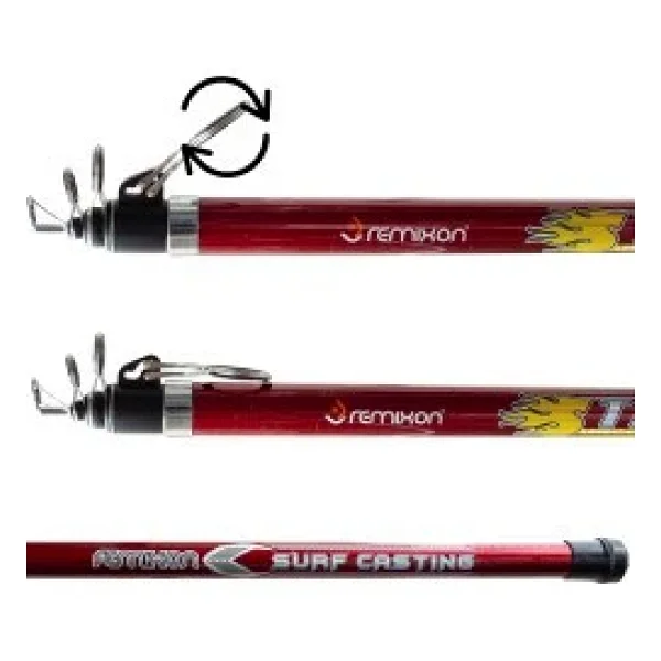 Remixon Strong Blue 420 Cm 100-250 Gr Teleskopik Surf Kamış - Görsel 5
