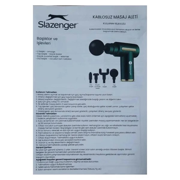 Slazenger Masaj Tabancası - Görsel 2