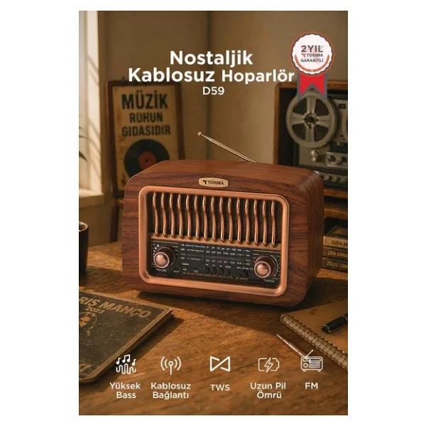 Torima D-59 Nostaljik Radyo - Görsel 4