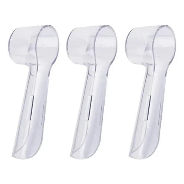 Orident Oral-B Uyumlu Şarjlı Diş Fırçası Ve Elektrikli Diş Fırçası Başlıkları Için Koruma Kapağı 3 Adet - Görsel 3