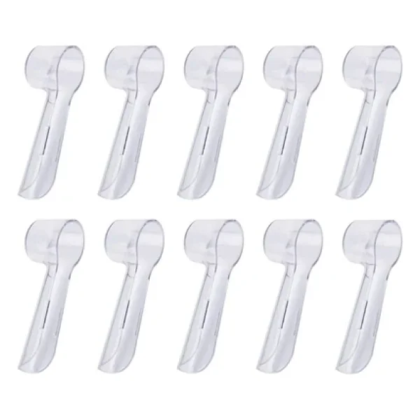 Orident Oral B Şarjlı Ve Pilli Diş Fırçaları Ile Uyumlu Yedek Başlık Koruyucu Kapak Renkli 10'lu Set - Görsel 3