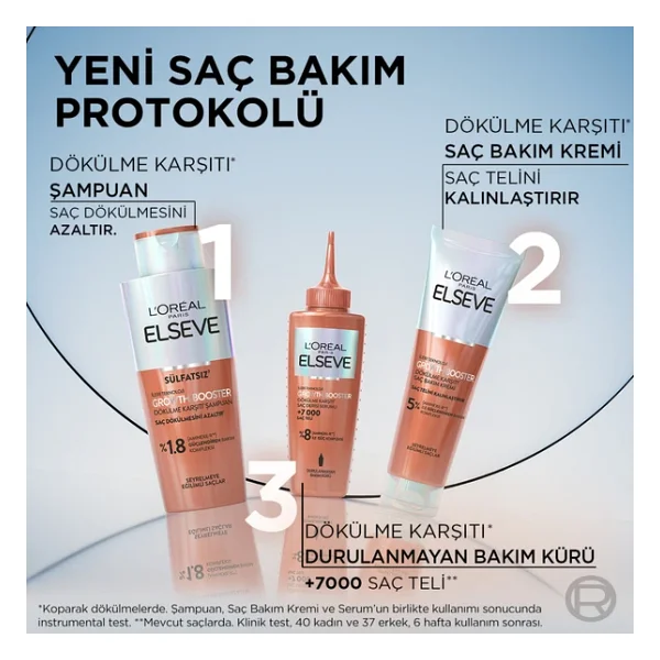L'oreal Paris Elseve Growth Booster Dökülme Karşıtı 102 Ml Saç Serumu - Görsel 7