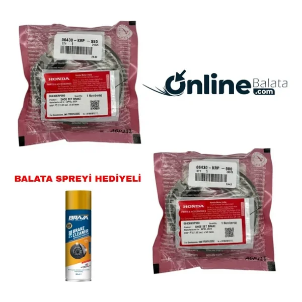 Honda Fizy 125 Fren Balata Takımı Ön Ve Arka Ob4291 - Görsel 3