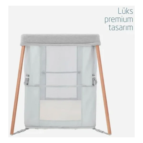 Maxi-Cosi Iris Beyond Grey 2'si 1 Arada Çift Katlı Park Yatak - Görsel 8