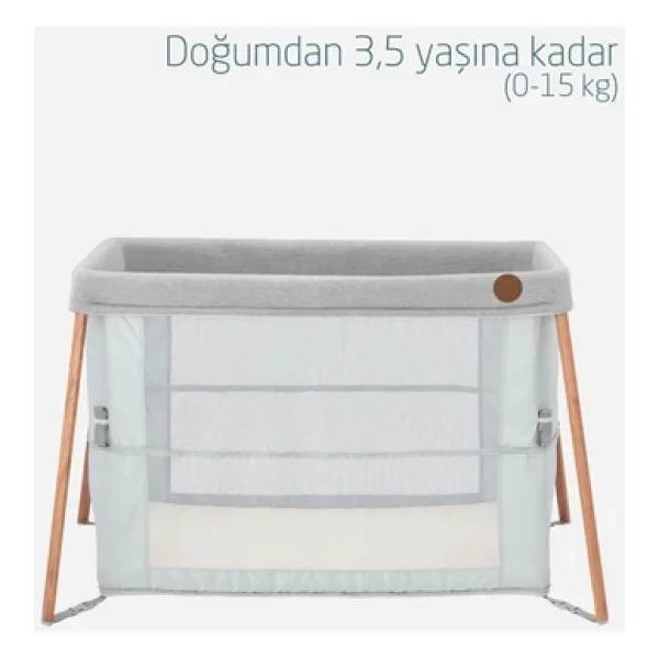 Maxi-Cosi Iris Beyond Grey 2'si 1 Arada Çift Katlı Park Yatak - Görsel 6