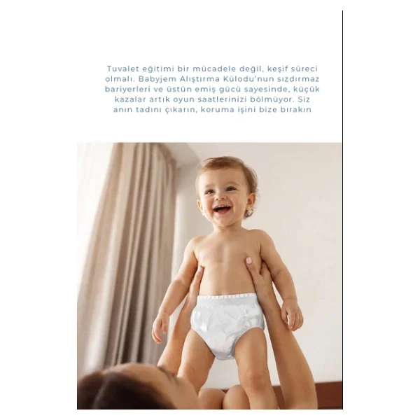 Babyjem Alıştırma Külodu 041 Beyaz - Görsel 5