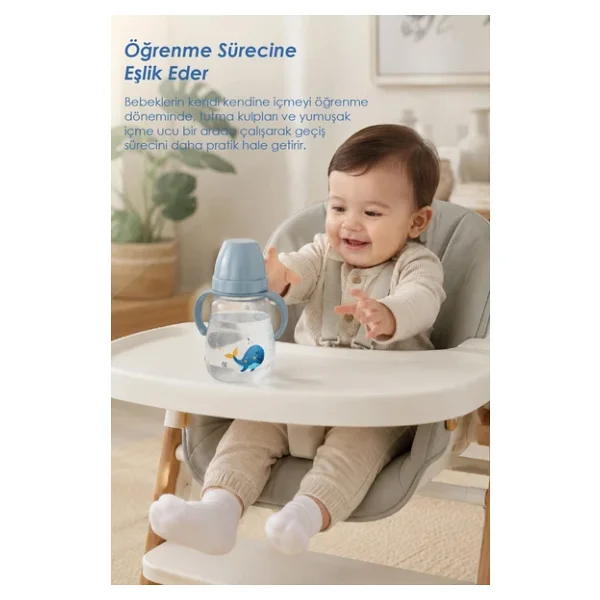 Babyjem 749 Damlatmayan Suluk 250 Ml Gri - Görsel 5