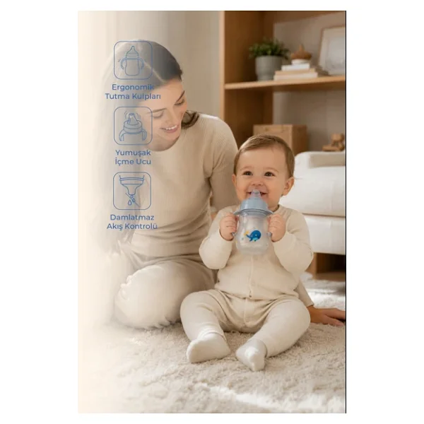 Babyjem 749 Damlatmayan Suluk 250 Ml Gri - Görsel 4