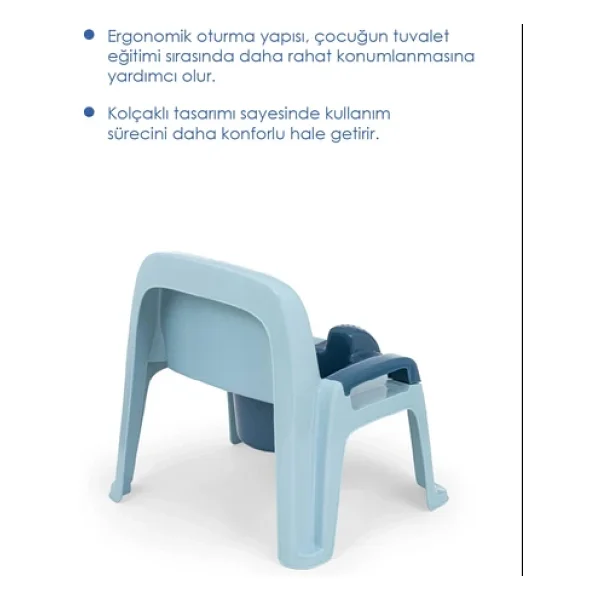 Babyjem Afacan Mavi Lazımlık - Görsel 4