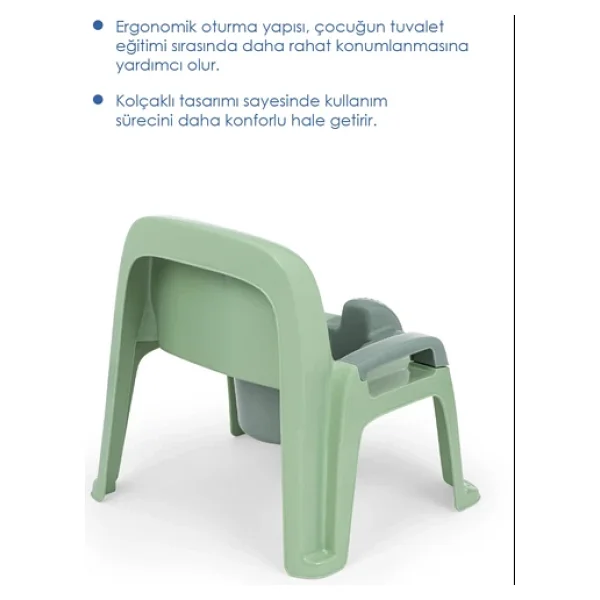 Babyjem Afacan Yeşil Lazımlık - Görsel 6