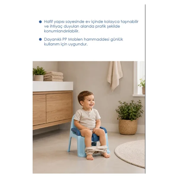 Babyjem Afacan Mavi Lazımlık - Görsel 2