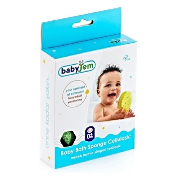 Babyjem Selülozik Mavi Banyo Süngeri - Görsel 8
