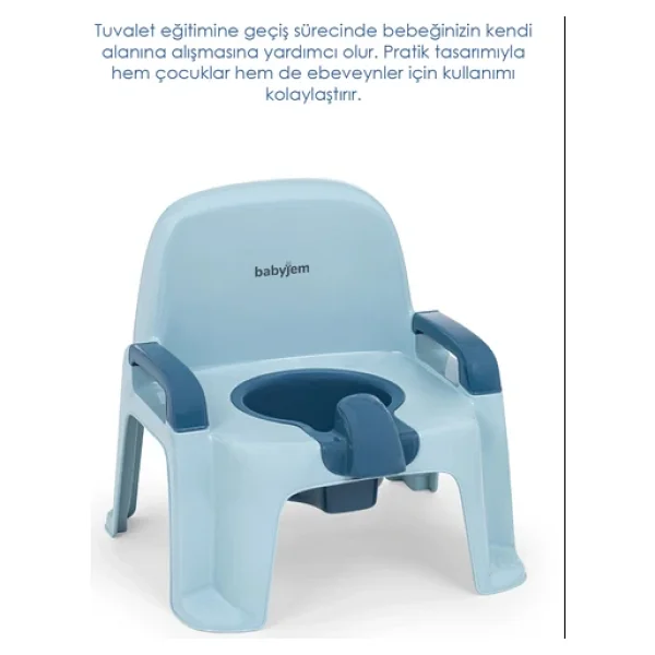 Babyjem Afacan Mavi Lazımlık - Görsel 3