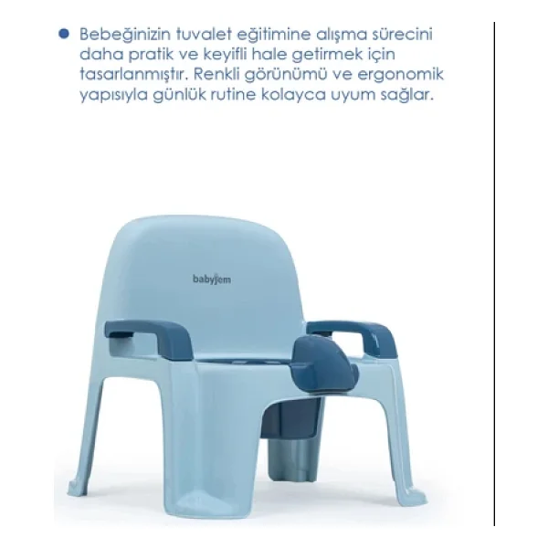 Babyjem Afacan Mavi Lazımlık - Görsel 6