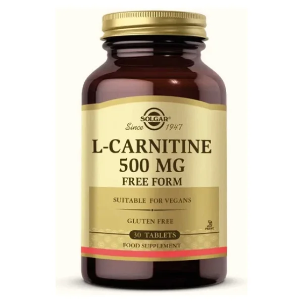 Solgar L-Carnitine 500 Mg 30 Tablet - Görsel 5