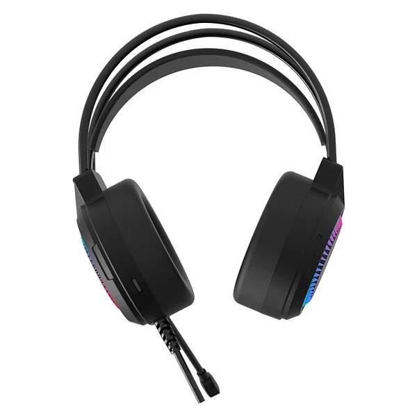Gamebooster Hammer H02b Siyah RGB USB Kablolu Kulak Üstü Oyuncu Kulaklığı - Görsel 7