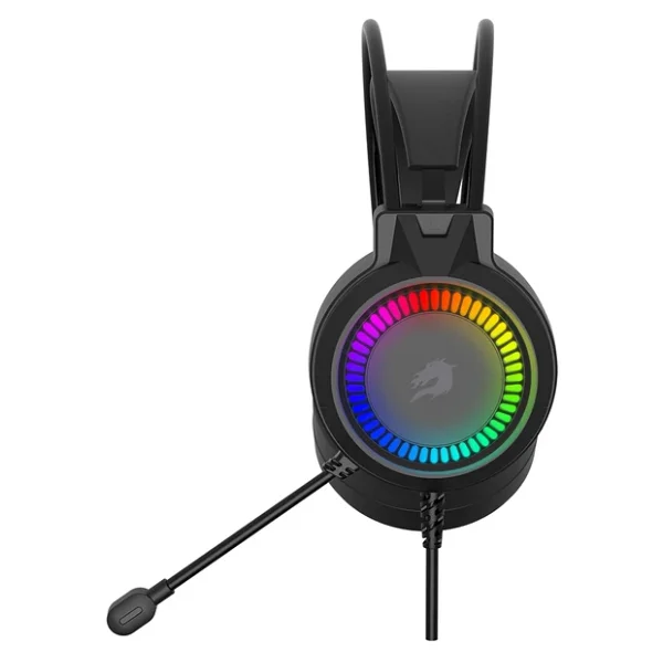 Gamebooster Hammer H02b Siyah RGB USB Kablolu Kulak Üstü Oyuncu Kulaklığı - Görsel 6