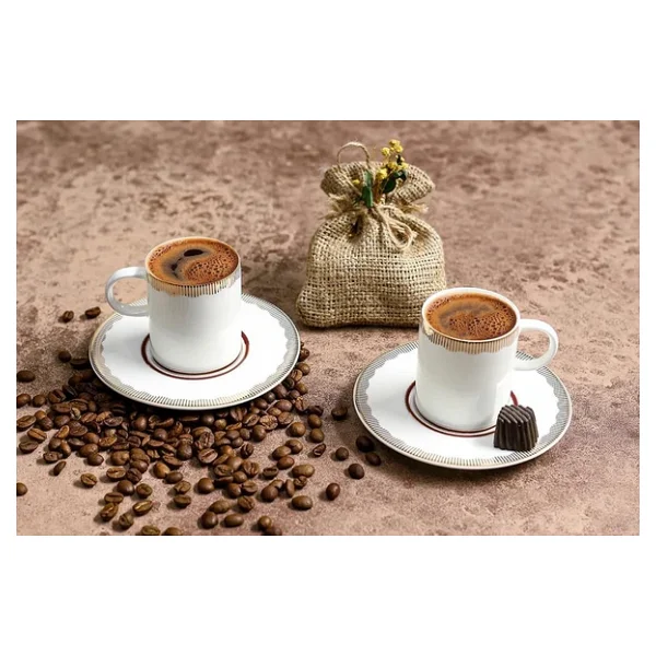 Porland Limoges Rosehip 2 Kişilik Kahve Takımı 85cc - Görsel 9