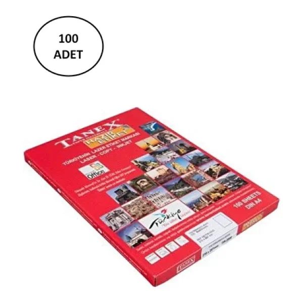 Tanex Tw-2069 Lazer Etiket 210x29 Mm 100 Lü - Görsel 4
