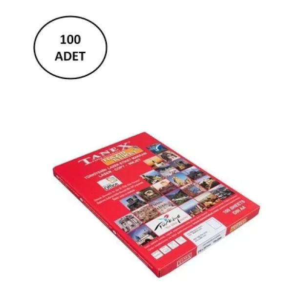 Tanex Tw-2027 70x32,125 Mm 27'li 100 Sayfa A4 Lazet Etiket - Görsel 5
