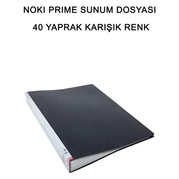 Noki Prime Sunum Dosyası 40 Yaprak Karışık Renk - Görsel 3