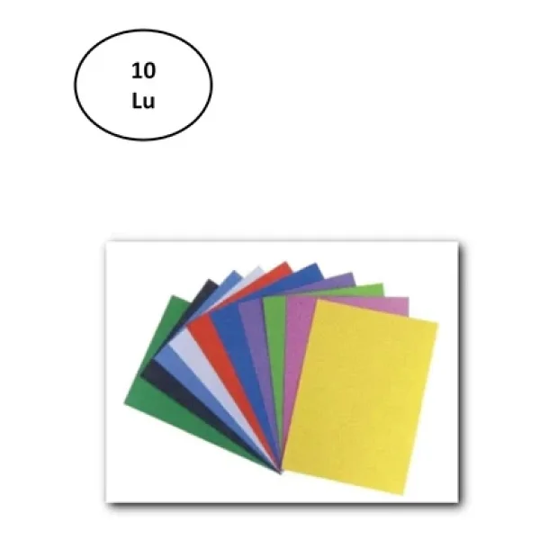 Keskin Color 50x70 Sedefli Fon Kartonu 10 Lu Karışık Renk - Görsel 3