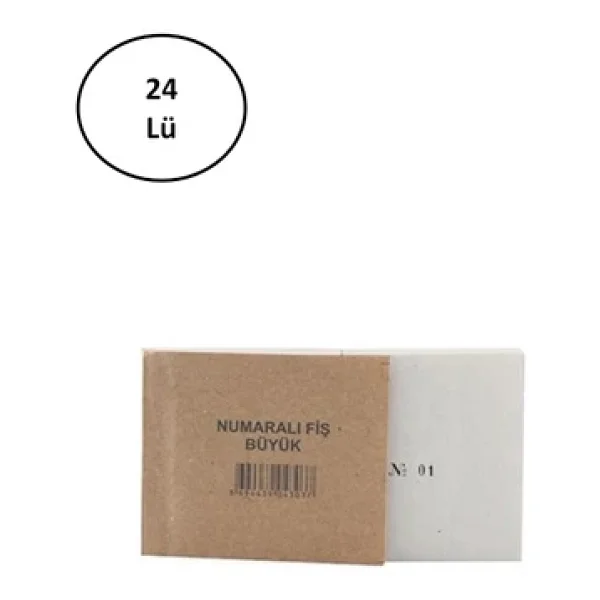 Sam Numaralı Fiş Büyük Paketli 24'lü - Görsel 3