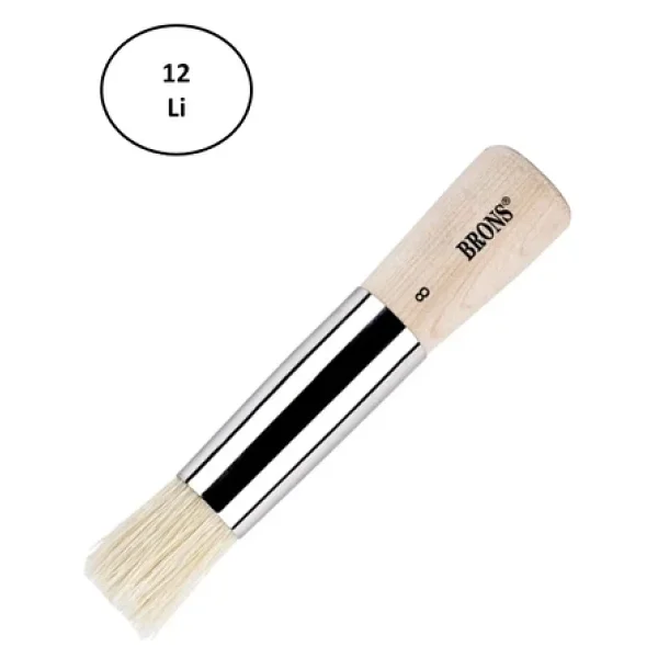 Brons Tampon Fırça No:8 12'li - Görsel 3