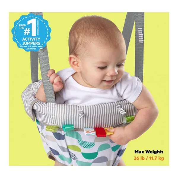 Bright Starts Playful Zıplama Aparatı Ayarlanabilir Askılı Bebekler İçin - Görsel 2
