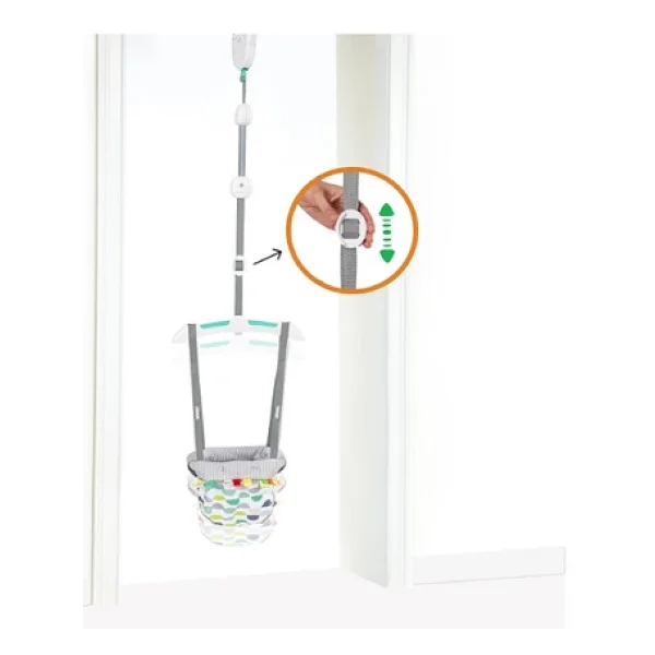Bright Starts Playful Zıplama Aparatı Ayarlanabilir Askılı Bebekler İçin - Görsel 3