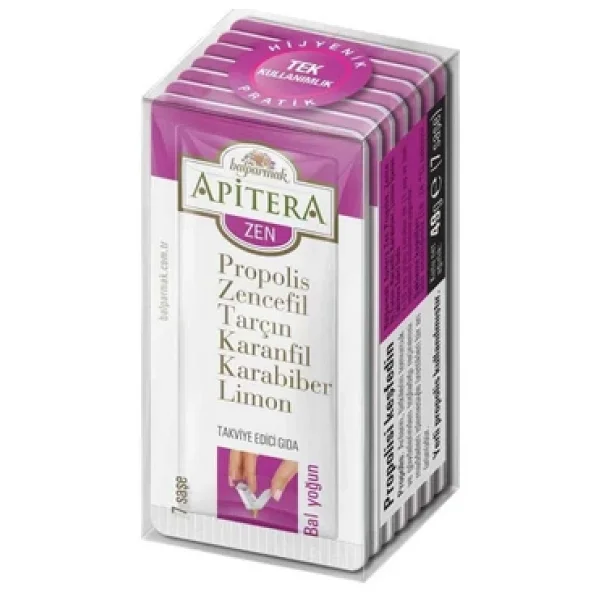 Balparmak Apitera Zen 7 Saşe X 7 G ( Propolis, Zencefil, Tarçın, Karanfil, Karabiber, Limon ) - Görsel 2