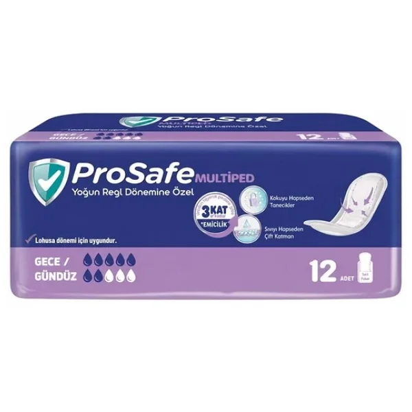 Prosafe Multiped Gece Gündüz 7 Damla 12'li 24 Adet Mesane Pedi - Görsel 4