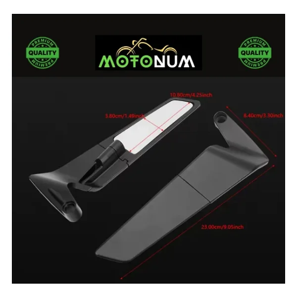 Bajaj Dominar 400 Naked Kanat Ayna Büyük Boy M01009 - Görsel 3